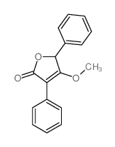 4-methoxy-3,5-diphenyl-5H-furan-2-one Structure