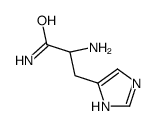 (2S)-2-amino-3-(1H-imidazol-5-yl)propanamide Structure