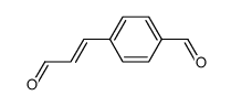 styrene-α,4-dicarbaldehyde Structure