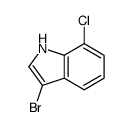 3-溴-7-氯吲哚结构式