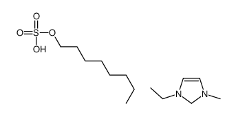 1-ethyl-3-methylimidazol-3-ium,octyl sulfate Structure