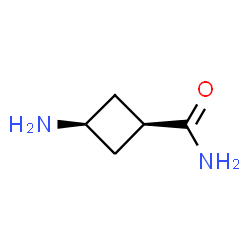 cis-3-Aminocyclobutanecarboxamide Structure