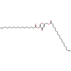 曲酸双十六烷酯结构式