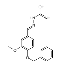[(3-methoxy-4-phenylmethoxyphenyl)methylideneamino]urea Structure