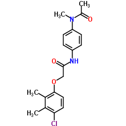 N-(4-{[(4-Chloro-2,3-dimethylphenoxy)acetyl]amino}phenyl)-N-methylacetamide结构式