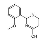 2-(2-methoxyphenyl)-1,3-thiazinan-4-one结构式