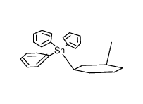 (cis-5-methylcyclohex-2-enyl)triphenylstannane Structure