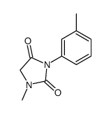 1-methyl-3-m-tolyl-imidazolidine-2,4-dione Structure