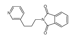 2-(3-pyridin-3-ylpropyl)isoindole-1,3-dione Structure