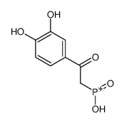 [2-(3,4-dihydroxyphenyl)-2-oxoethyl]-hydroxy-oxophosphanium结构式