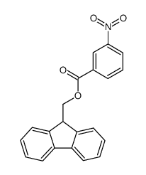 (9H-fluoren-9-yl)methyl 3-nitrobenzoate结构式