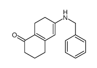 6-(benzylamino)-3,4,7,8-tetrahydro-2H-naphthalen-1-one结构式