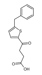 4-(5-benzyl-[2]thienyl)-4-oxo-butyric acid结构式