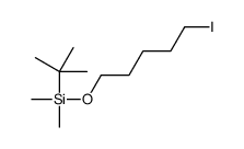 tert-butyl-(5-iodopentoxy)-dimethylsilane结构式