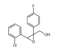 [(2S,3R)-3-(2-chlorophenyl)-2-(4-fluorophenyl)oxiran-2-yl]methanol Structure