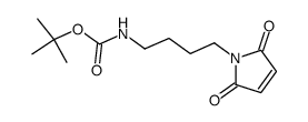 tert-butyl (4-(2,5-dioxo-2,5-dihydro-1H-pyrrol-1-yl)butyl)carbamate Structure