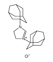 1,3-双(1-金刚烷基)-4,5-二氢咪唑氯化物结构式