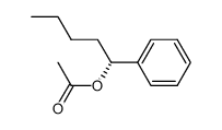 (R)-(1-phenyl)-1-pentyl acetate结构式