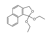 1,1-diethoxy-1,3-dihydronaphto(1,2-c)furan Structure