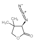 (R)-3-叠氮基-4,4-二甲基二氢呋喃-2(3H)-酮结构式