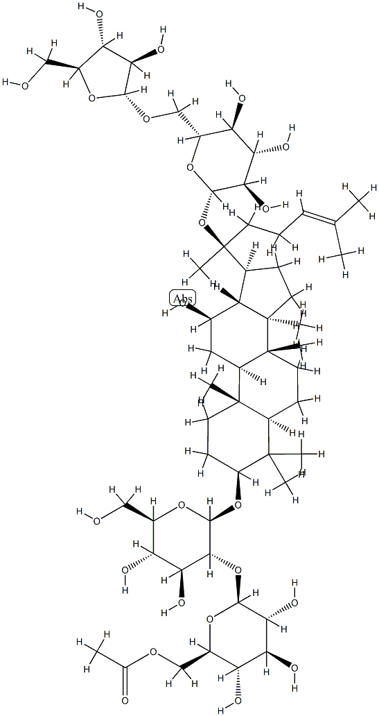 人参皂苷Rs2结构式