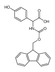 Fmoc-DL-4-羟基苯基甘氨酸结构式
