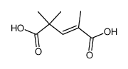 high-melting α.α.γ-trimethyl-glutaconic acid (trans-form)结构式