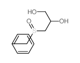 3-benzylsulfinylpropane-1,2-diol结构式