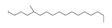 (4S)-1-iodo-4-methylhexadecane Structure