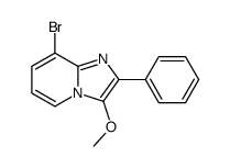 8-bromo-3-methoxy-2-phenylimidazo[1,2-a]pyridine Structure
