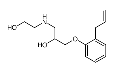 1-(2-hydroxyethylamino)-3-(2-prop-2-enylphenoxy)propan-2-ol Structure