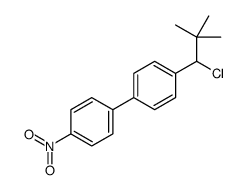 1-(1-chloro-2,2-dimethylpropyl)-4-(4-nitrophenyl)benzene Structure