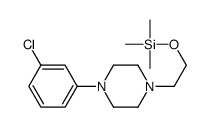 2-[4-(3-chlorophenyl)piperazin-1-yl]ethoxy-trimethylsilane结构式