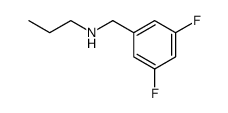 (3,5-Difluoro-benzyl)-propyl-amine Structure