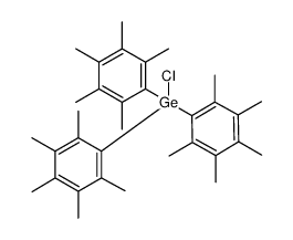 Germane, chlorotris(pentamethylphenyl) Structure