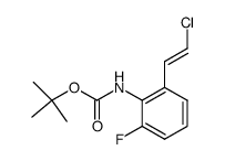 tert-butyl 2-[(E)-2-chloroethenyl]-6-fluorophenylcarbamate结构式