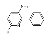 6-溴-2-苯基-3-氨基吡啶结构式