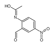 N-(2-formyl-4-nitrophenyl)acetamide Structure