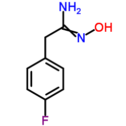 (Z)-2-(4-氟苯基)-N-羟基乙酰脒结构式