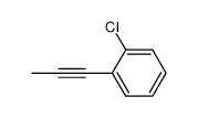 BENZENE, 1-CHLORO-2-(1-PROPYN-1-YL)- Structure