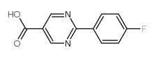 2-(4-Fluorophenyl)pyrimidine-5-carboxylic acid Structure