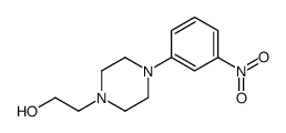 2-[4-(3-nitrophenyl)piperazin-1-yl]ethanol Structure