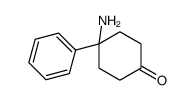 4-氨基-4-苯基环己酮结构式