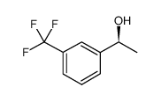 (S)-1-[3-(三氟甲基)苯基]乙醇结构式