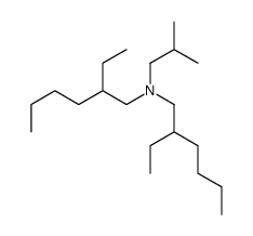 2-ethyl-N-(2-ethylhexyl)-N-(2-methylpropyl)hexan-1-amine结构式