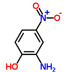 2-氨基-4-硝基苯酚结构式