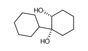 cis-1-Cyclohexyl-cyclohexan-1.2-diol结构式