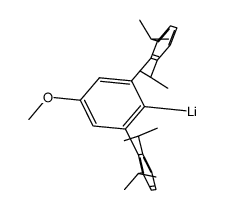 (4-MeOC6H2-2,6-(C6H3-2,6-(iPr)2)2)Li结构式