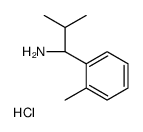 (1R)-2-甲基-1-(2-甲基苯基)丙胺盐酸盐结构式