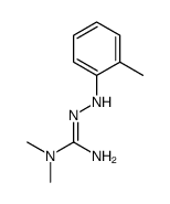 1,1-dimethyl-2-(2-methylanilino)guanidine Structure